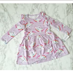 2 Pc Unicorn Baby Girl Dress Carter's 12m